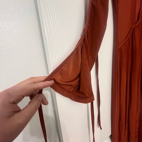 ✨NWT✨Elegant Rust Dress - Picture 6 of 9
